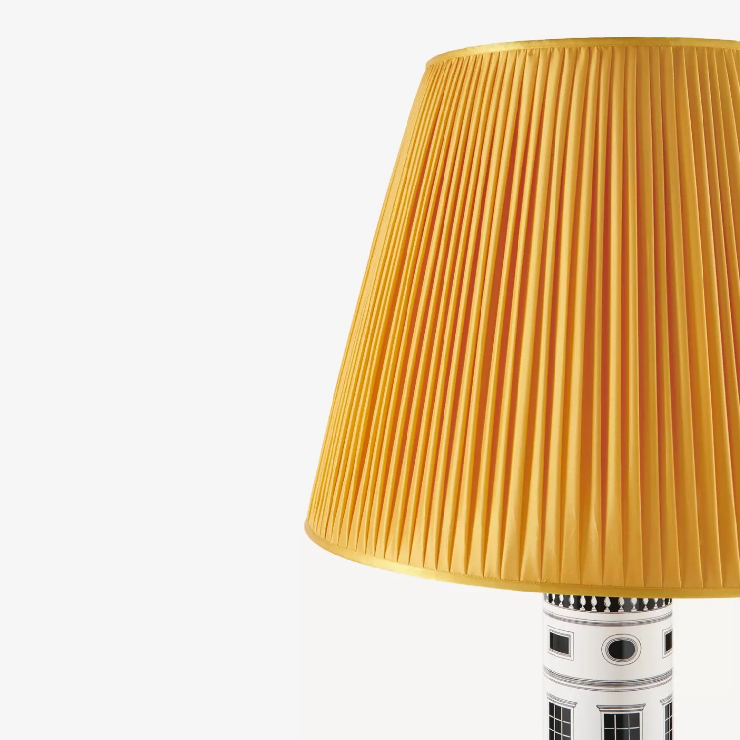 Lamps And Lampshades<Fornasetti Conical Lampshade In Pleated Fabric Yellow
