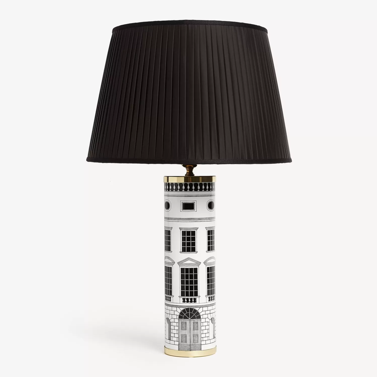 Lamps And Lampshades<Fornasetti Conical Pleated Lampshade Black