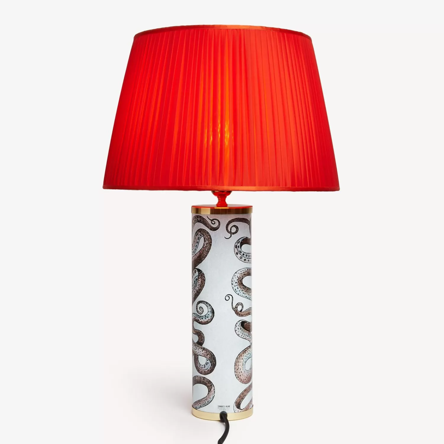 Lamps And Lampshades<Fornasetti Conical Pleated Lampshade Red