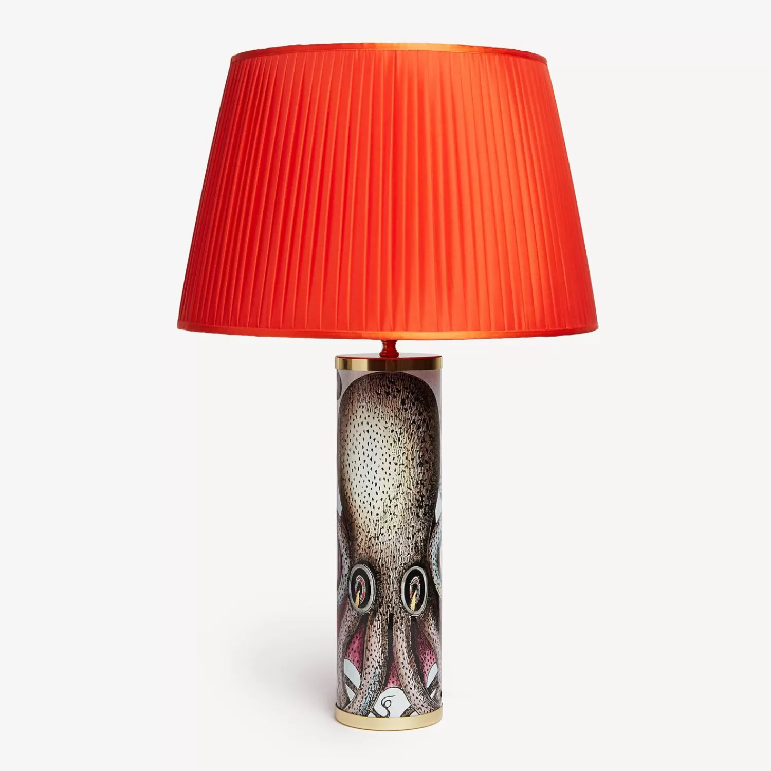 Lamps And Lampshades<Fornasetti Conical Pleated Lampshade Red