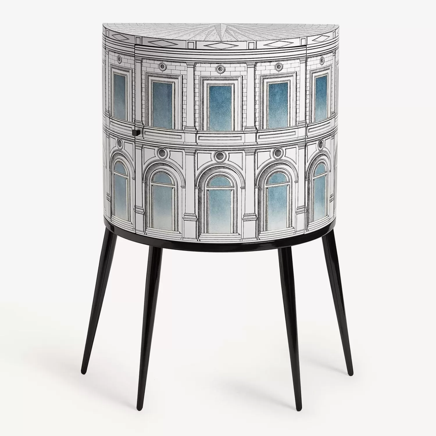 Storage Consoles<Fornasetti Console Architettura Celeste White/Black/Blue