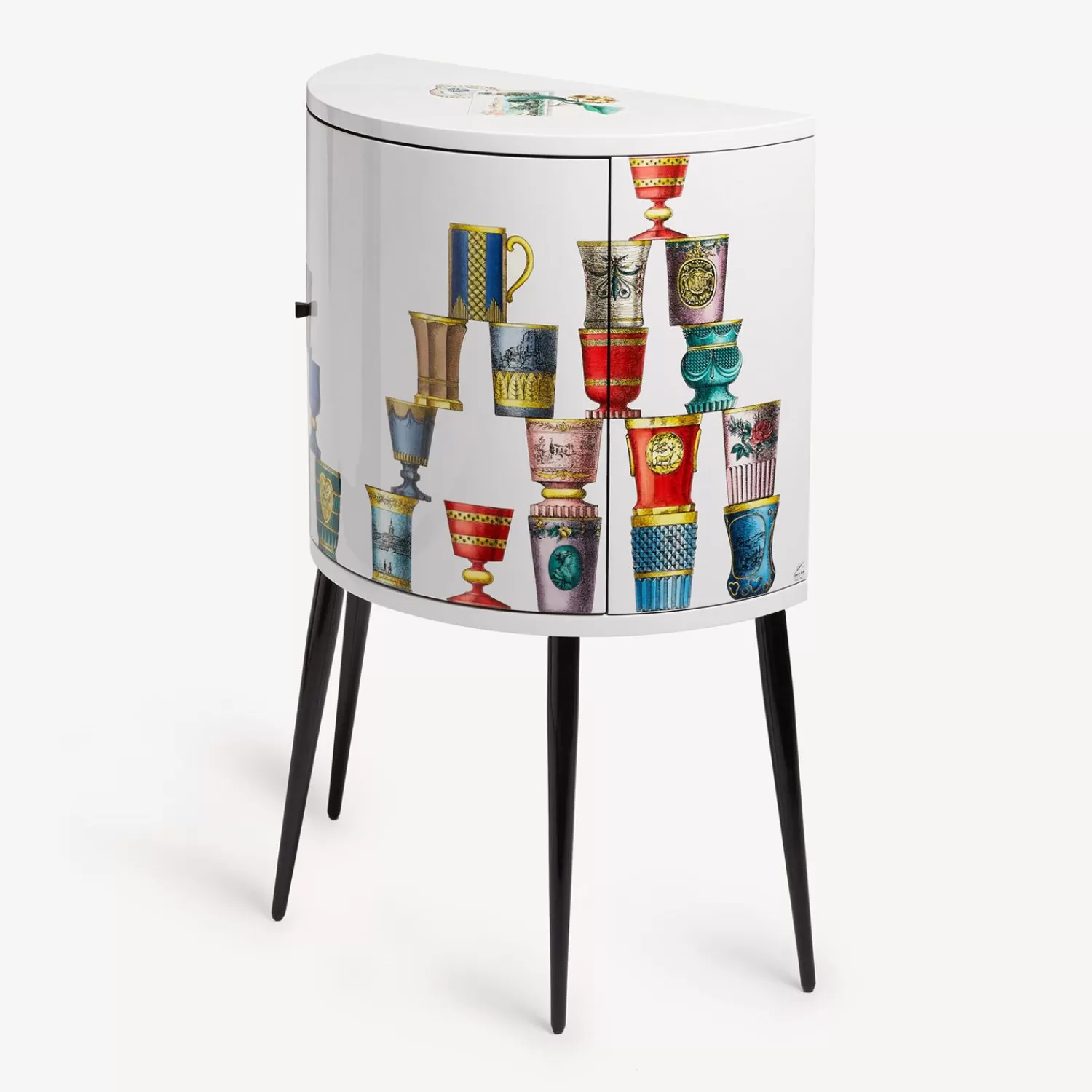Storage Consoles<Fornasetti Console Bicchieri Di Boemia Multicolour