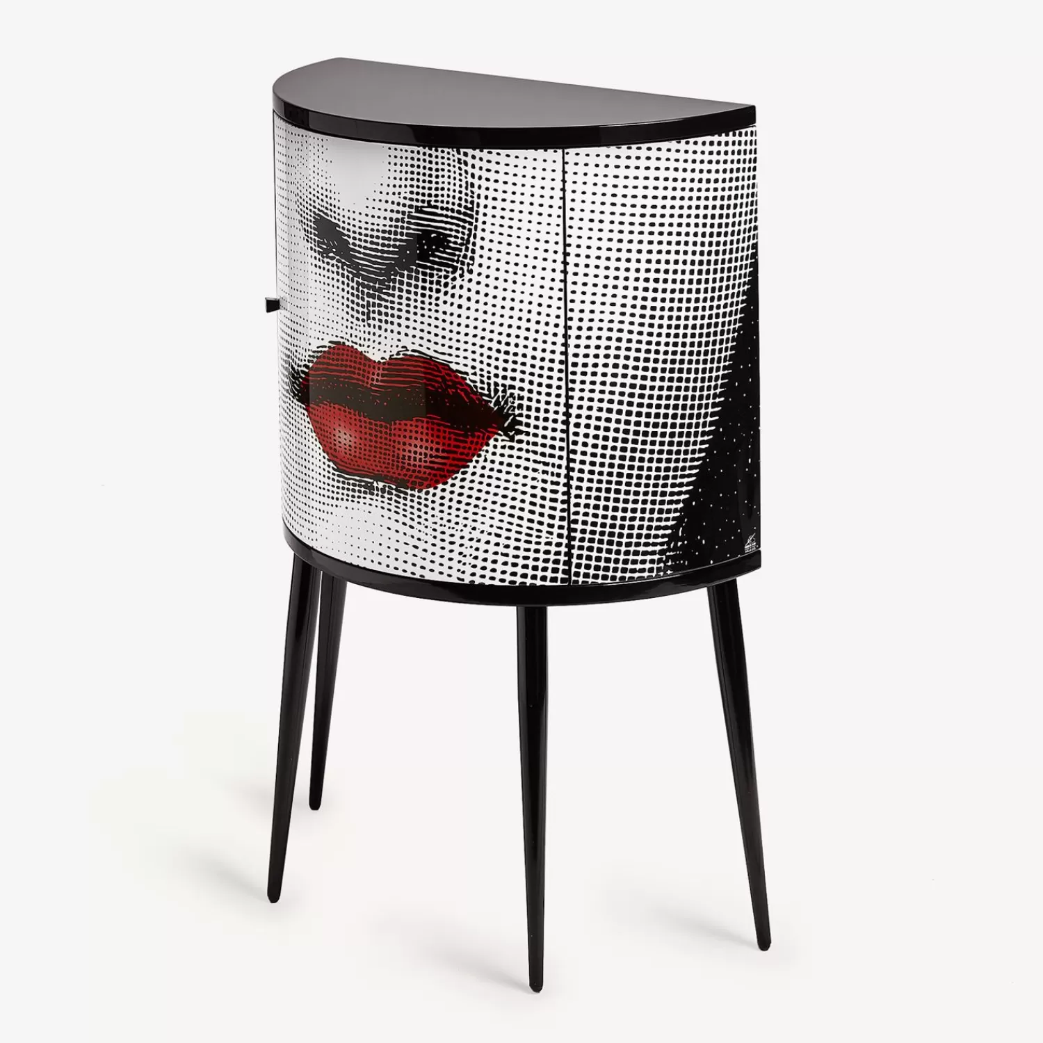 Storage Consoles<Fornasetti Console Bocca White/Black/Red