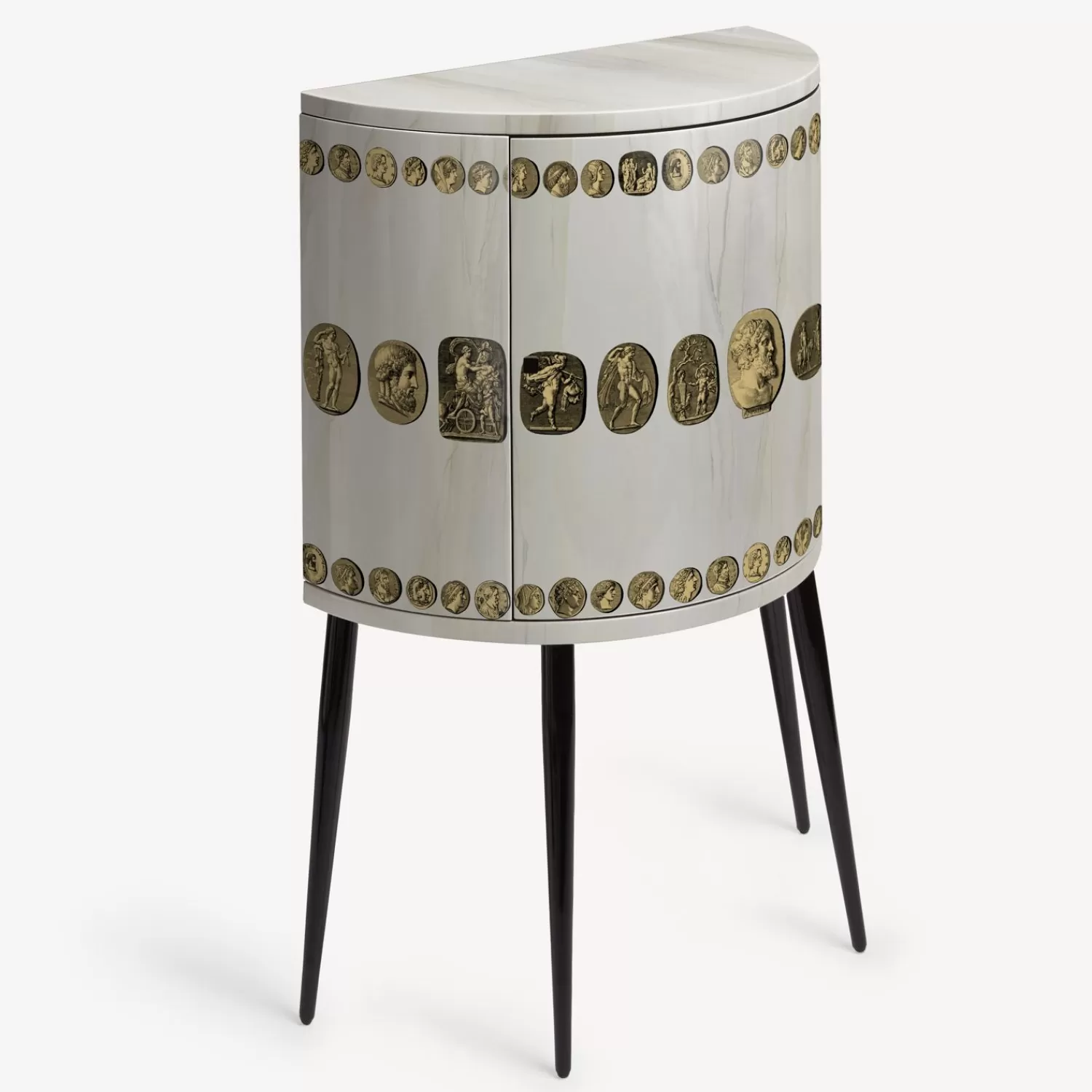 Storage Consoles<Fornasetti Console Cammei Gold/Ivory