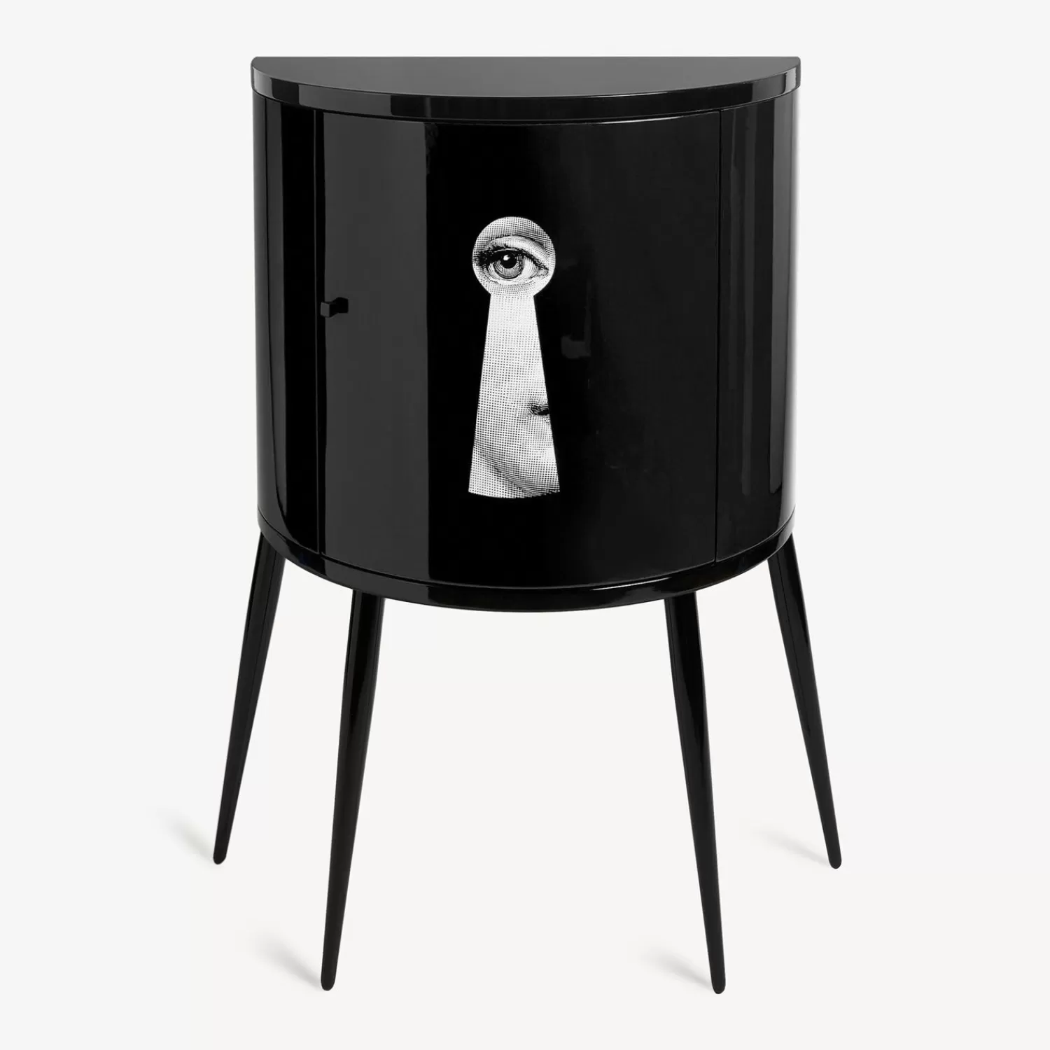 Storage Consoles<Fornasetti Console Serratura White/Black/Gold