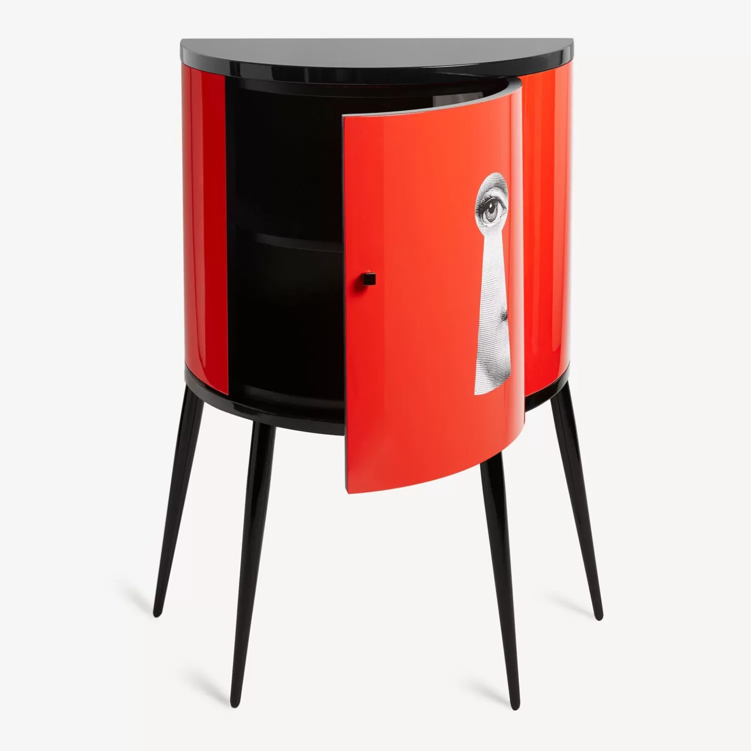 Storage Consoles<Fornasetti Console Serratura White/Black/Red