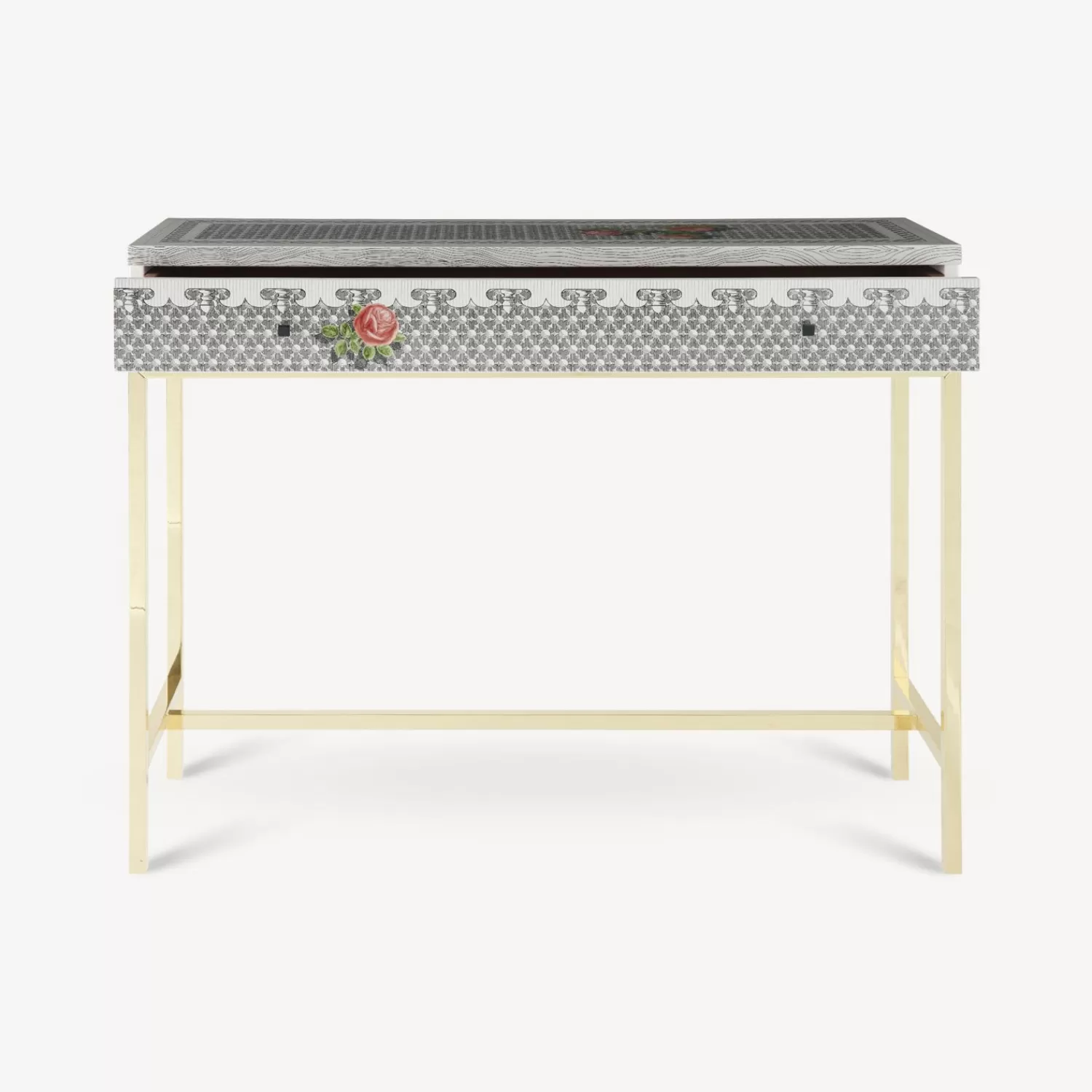 Storage Consoles<Fornasetti Console With Drawer Musciarabia Con Rose Multicolour