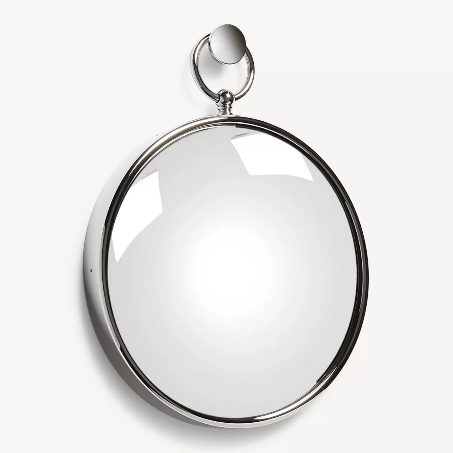 Design Mirrors<Fornasetti Convex Magic Mirror With Chromed Frame Silver