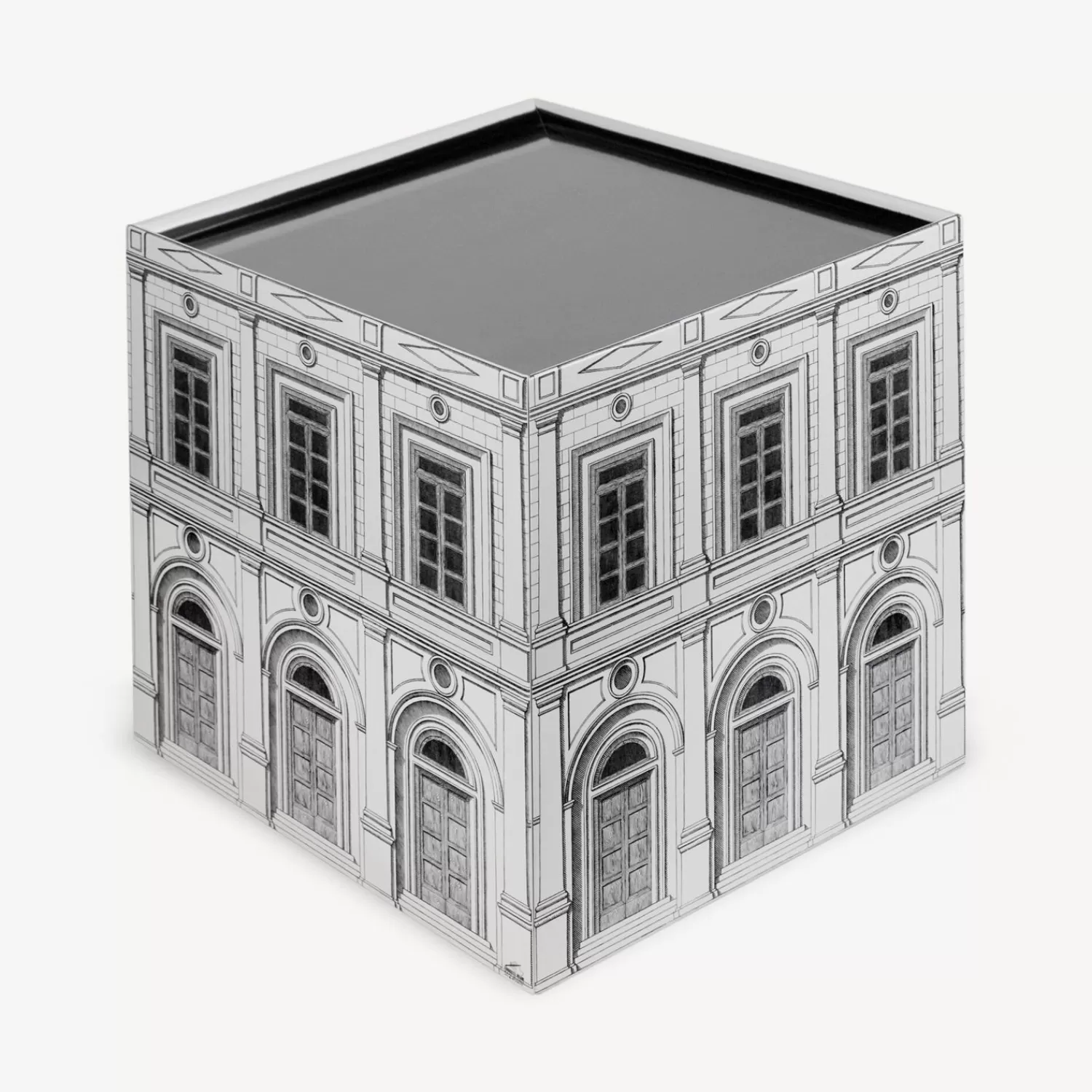 Cabinets<Fornasetti Cube With Drawer Architettura White/Black