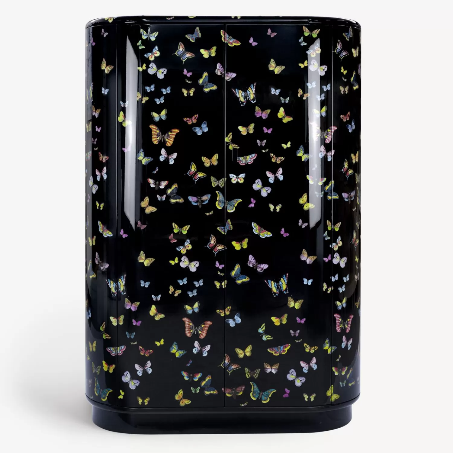 Curved Cabinets<Fornasetti Curved Cabinet Farfalle Multicolour
