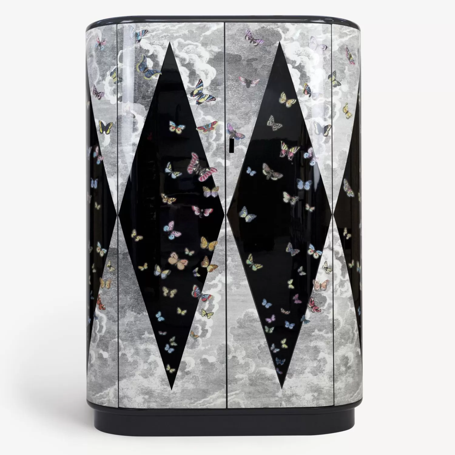 Curved Cabinets<Fornasetti Curved Cabinet Volo Magico Multicolour