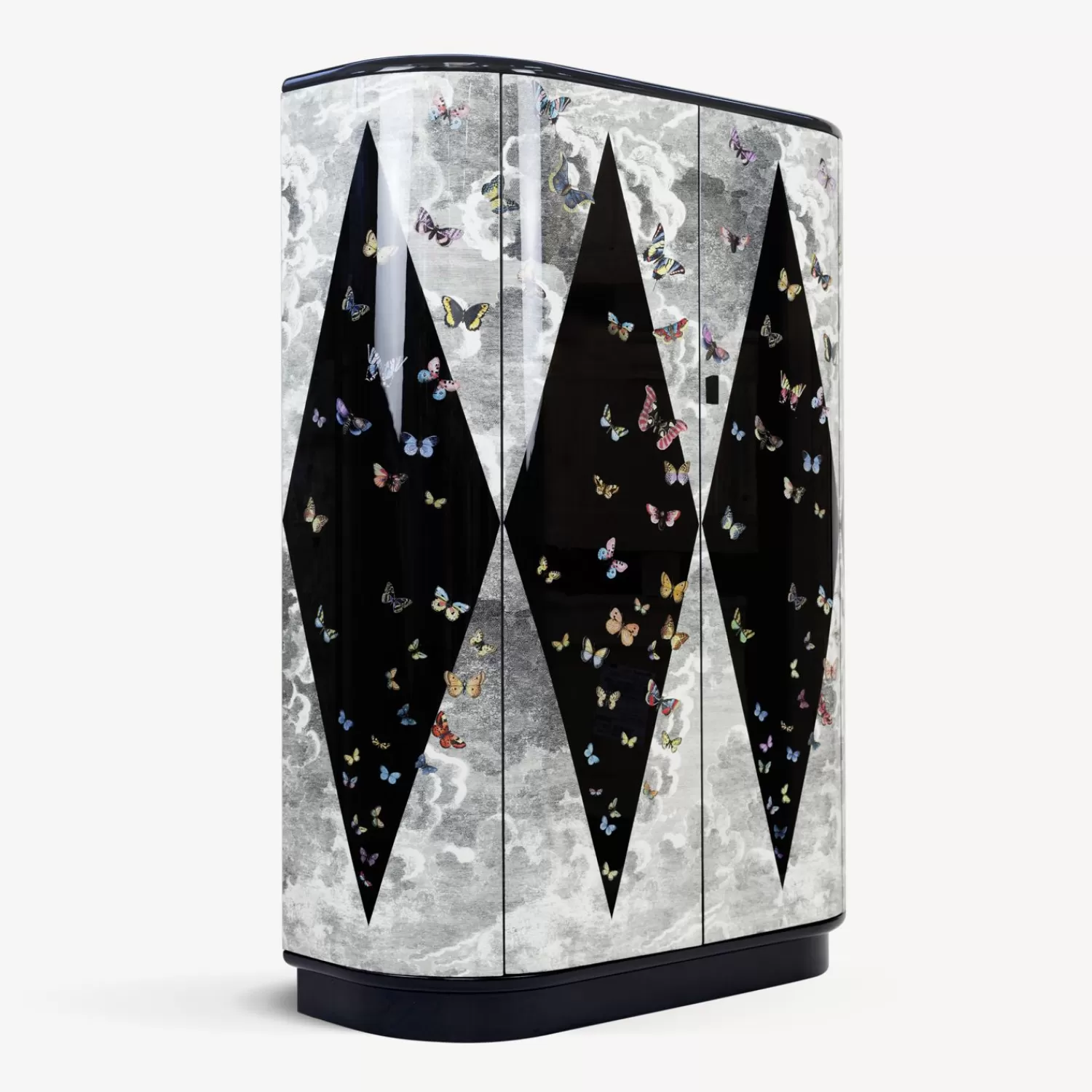 Curved Cabinets<Fornasetti Curved Cabinet Volo Magico Multicolour