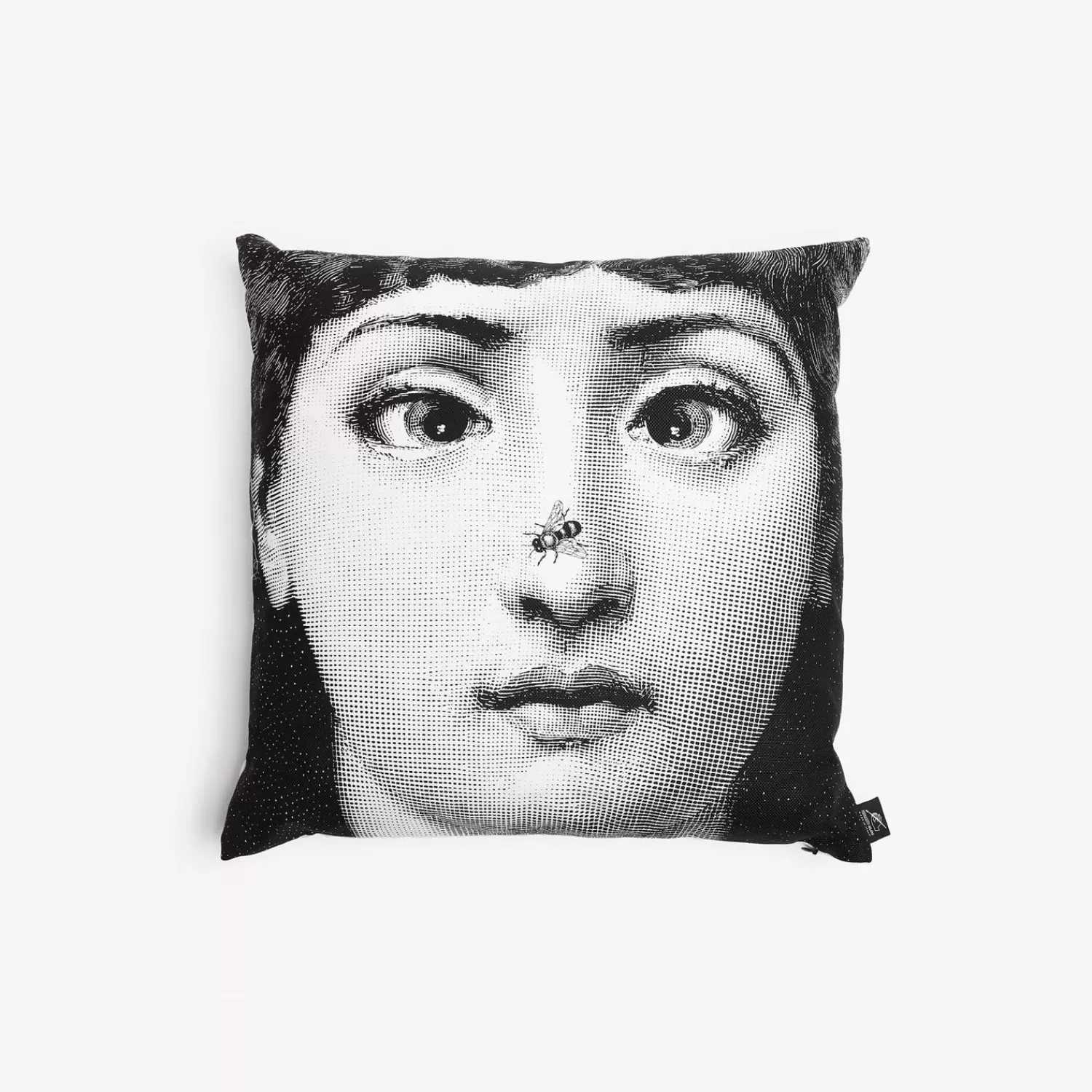 Cushions<Fornasetti Cushion Ape White/Black