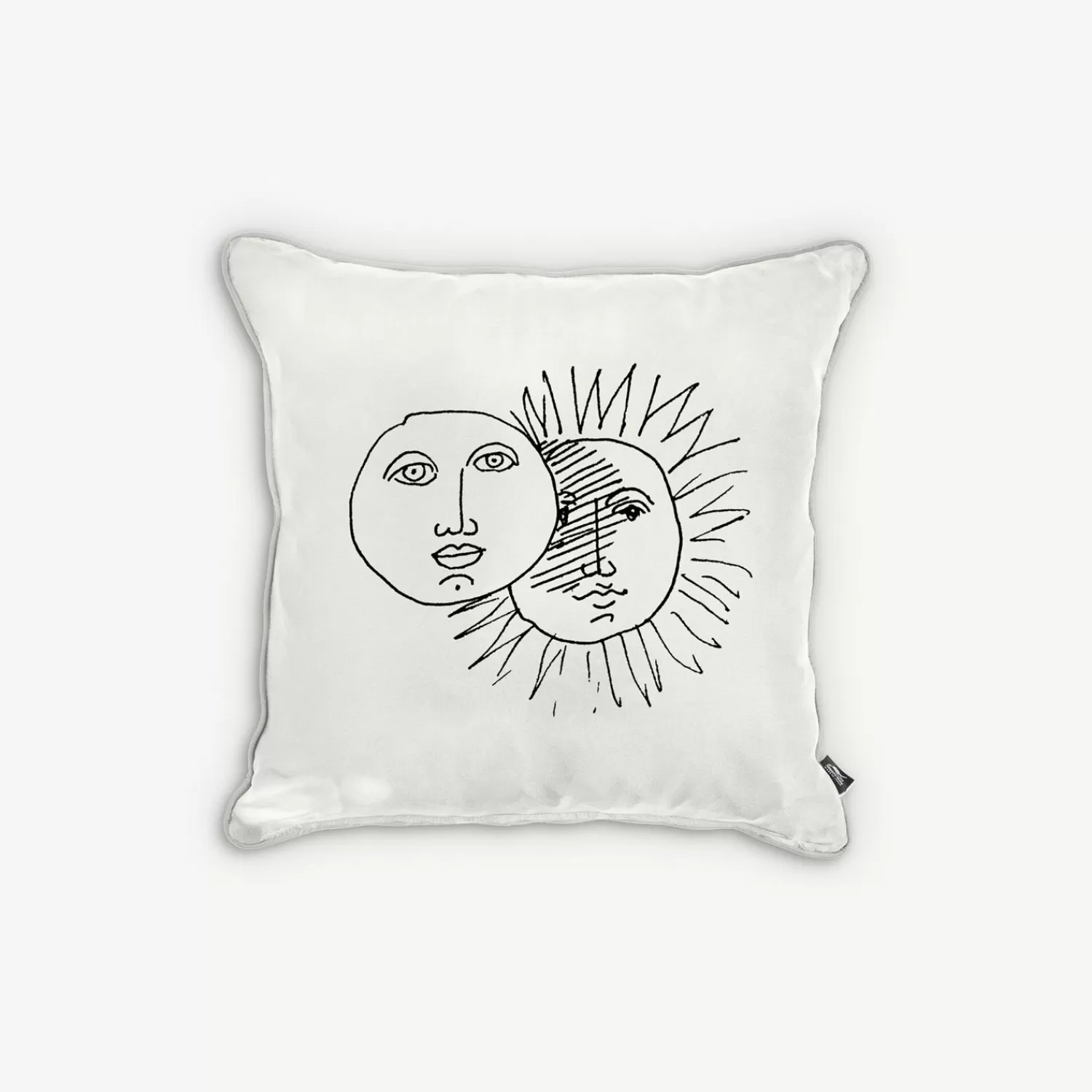 Cushions<Fornasetti Cushion Solitudo White/Black