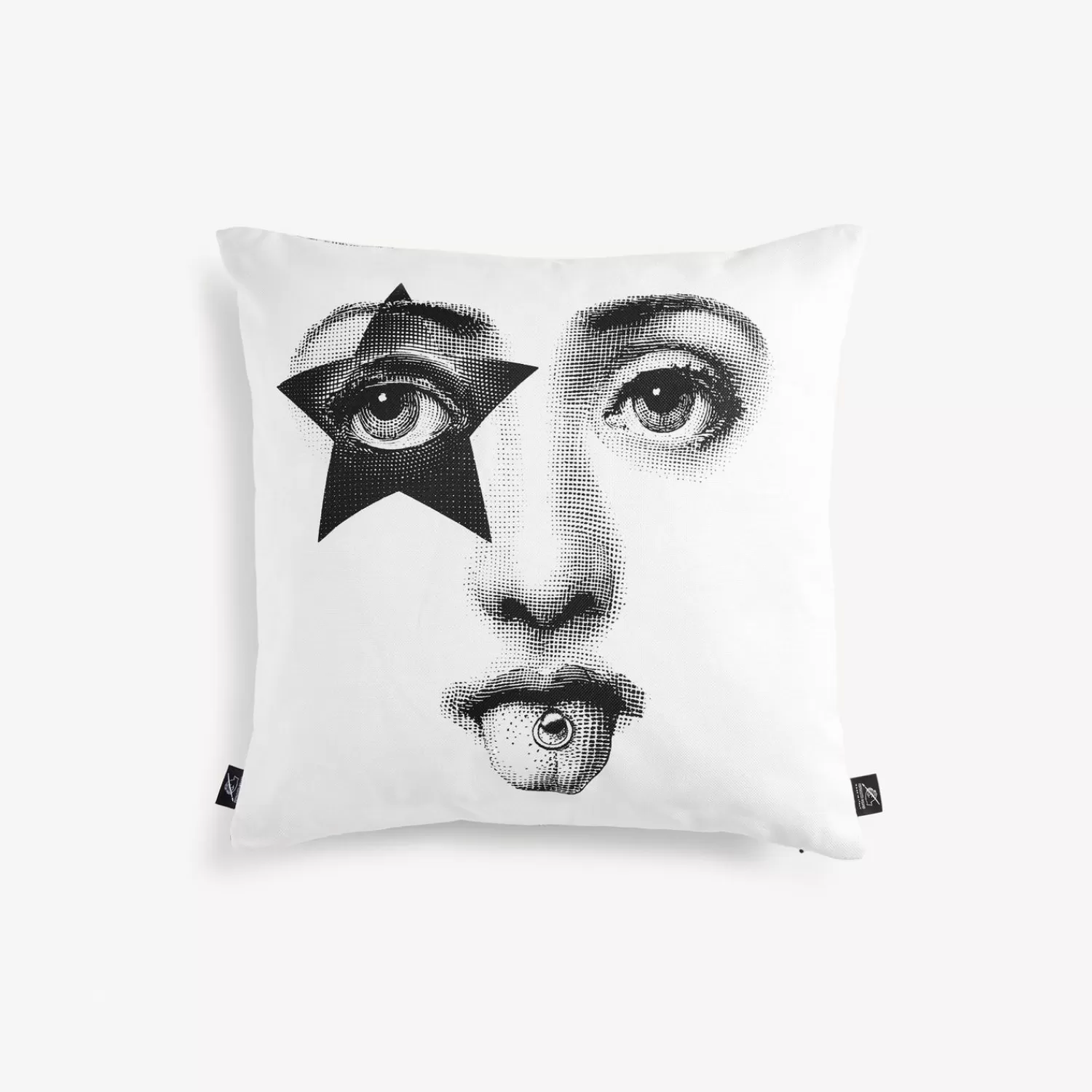 Cushions<Fornasetti Cushion Tema E Variazioni N.381 White/Black