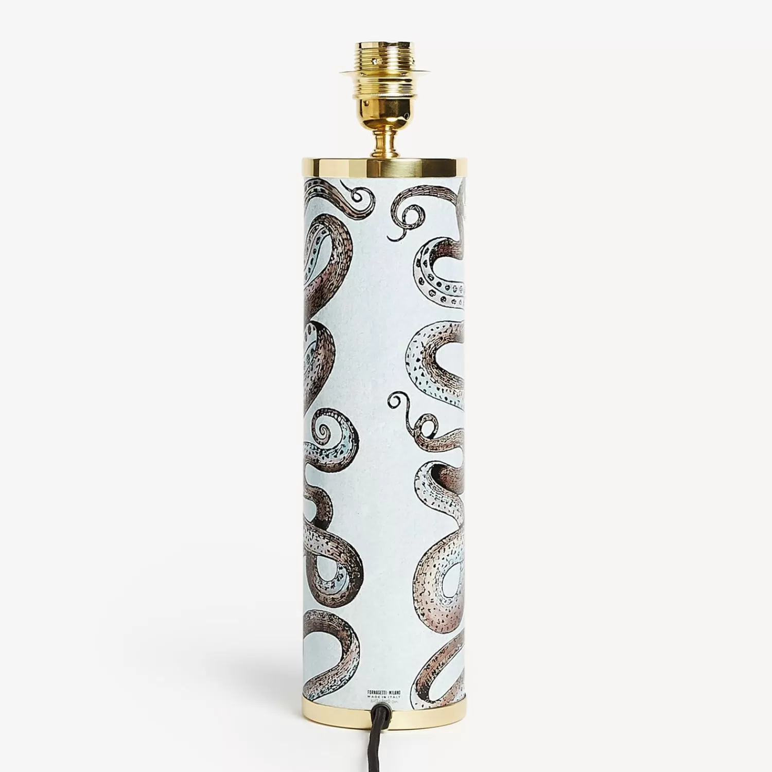 Lamps And Lampshades<Fornasetti Cylindrical Lamp Base Polipo Multicolour