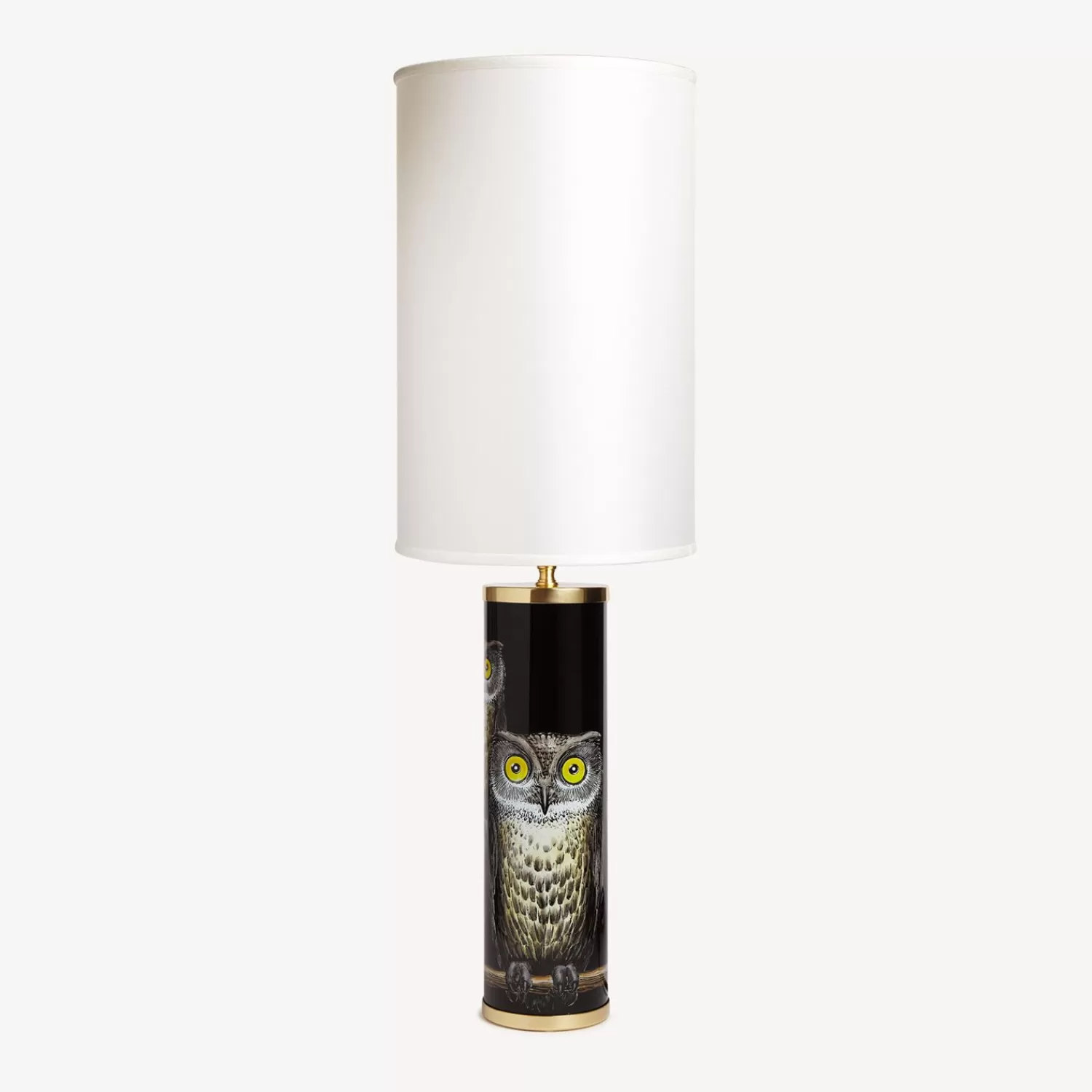 Lamps And Lampshades<Fornasetti Cylindrical Lampshade White