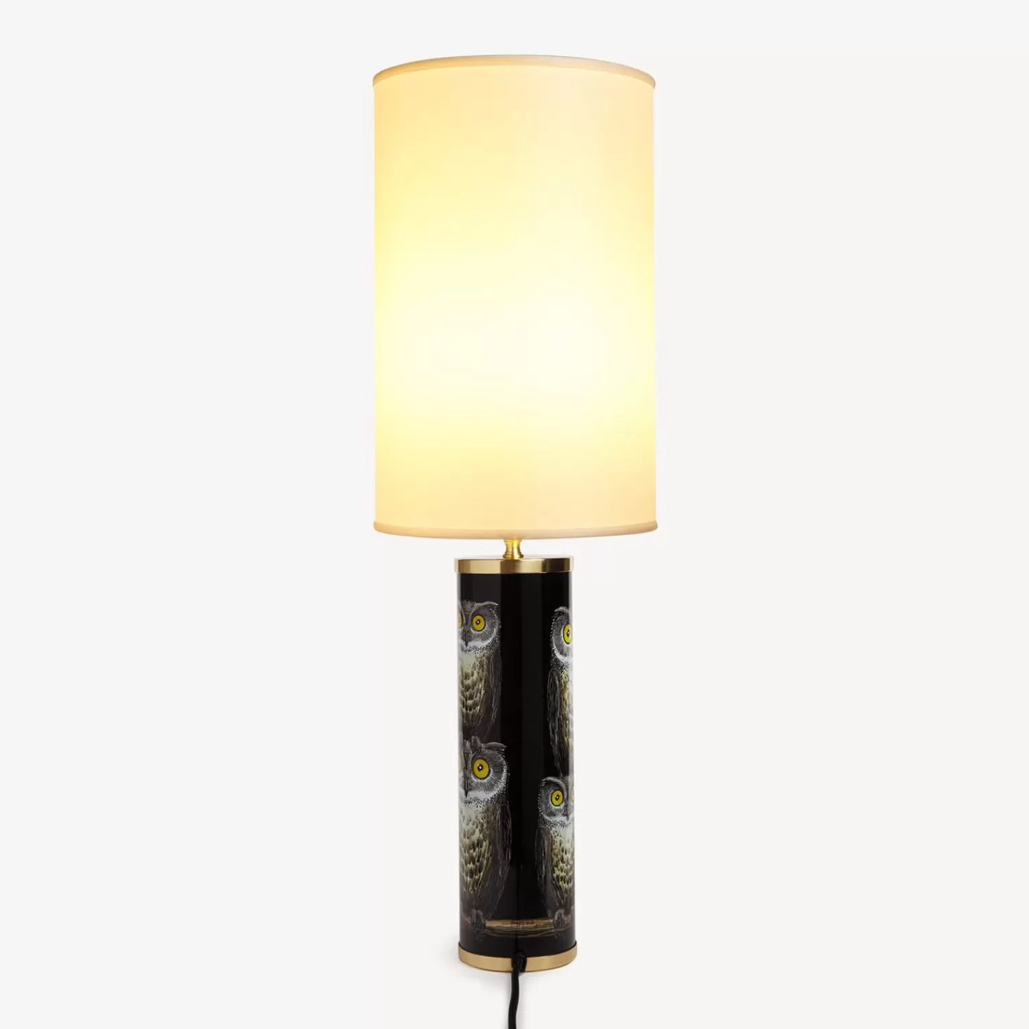 Lamps And Lampshades<Fornasetti Cylindrical Lampshade White