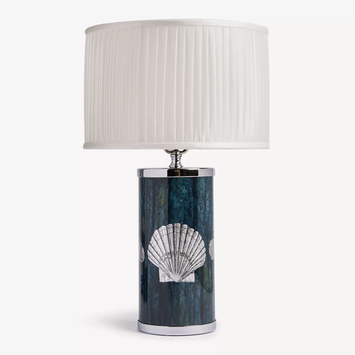 Lamps And Lampshades<Fornasetti Cylindrical Lampshade In Pleated Fabric White