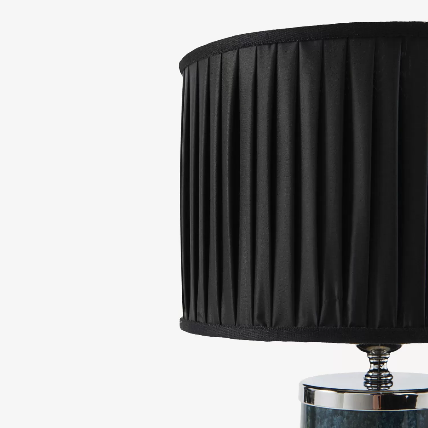 Lamps And Lampshades<Fornasetti Cylindrical Lampshade In Pleated Fabric Black