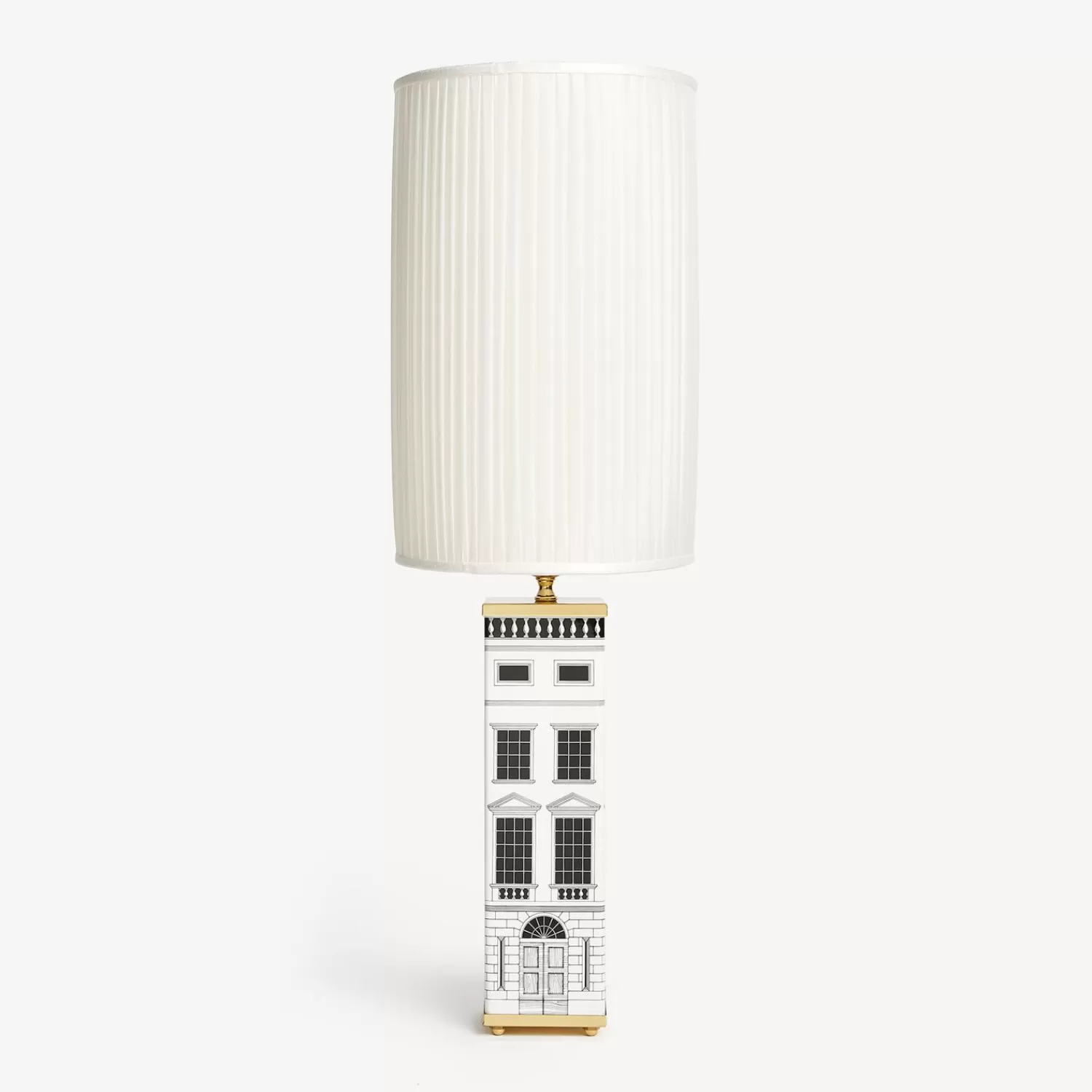 Lamps And Lampshades<Fornasetti Cylindrical Pleated Lampshade White