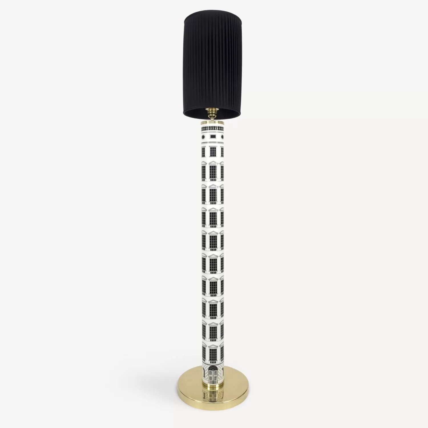 Lamps And Lampshades<Fornasetti Floor Lamp Architettura White/Black