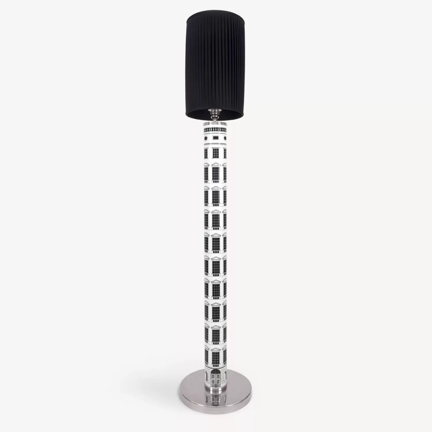 Lamps And Lampshades<Fornasetti Floor Lamp Architettura White/Black