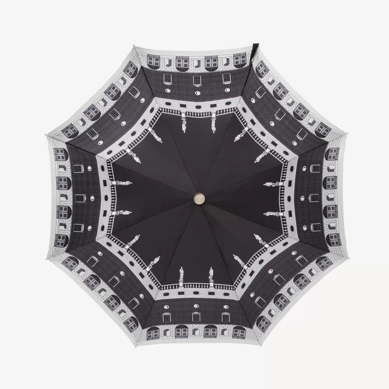 Umbrellas<Fornasetti Folding Umbrella Architettura White/Black