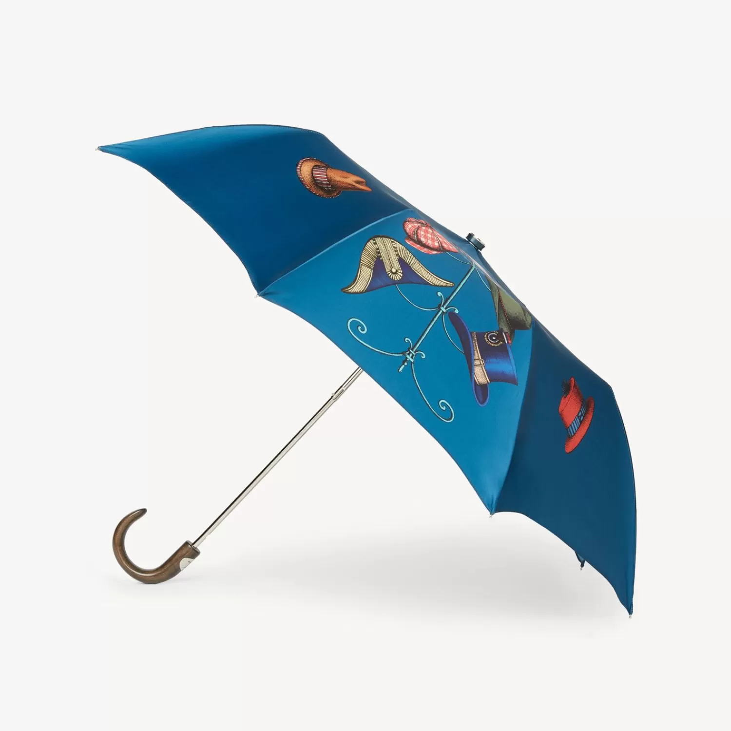 Umbrellas<Fornasetti Folding Umbrella Cappelli Multicolour