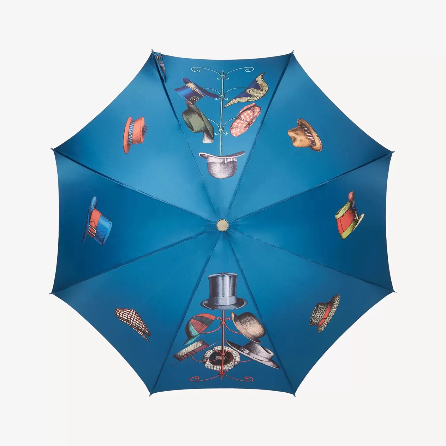 Umbrellas<Fornasetti Folding Umbrella Cappelli Multicolour