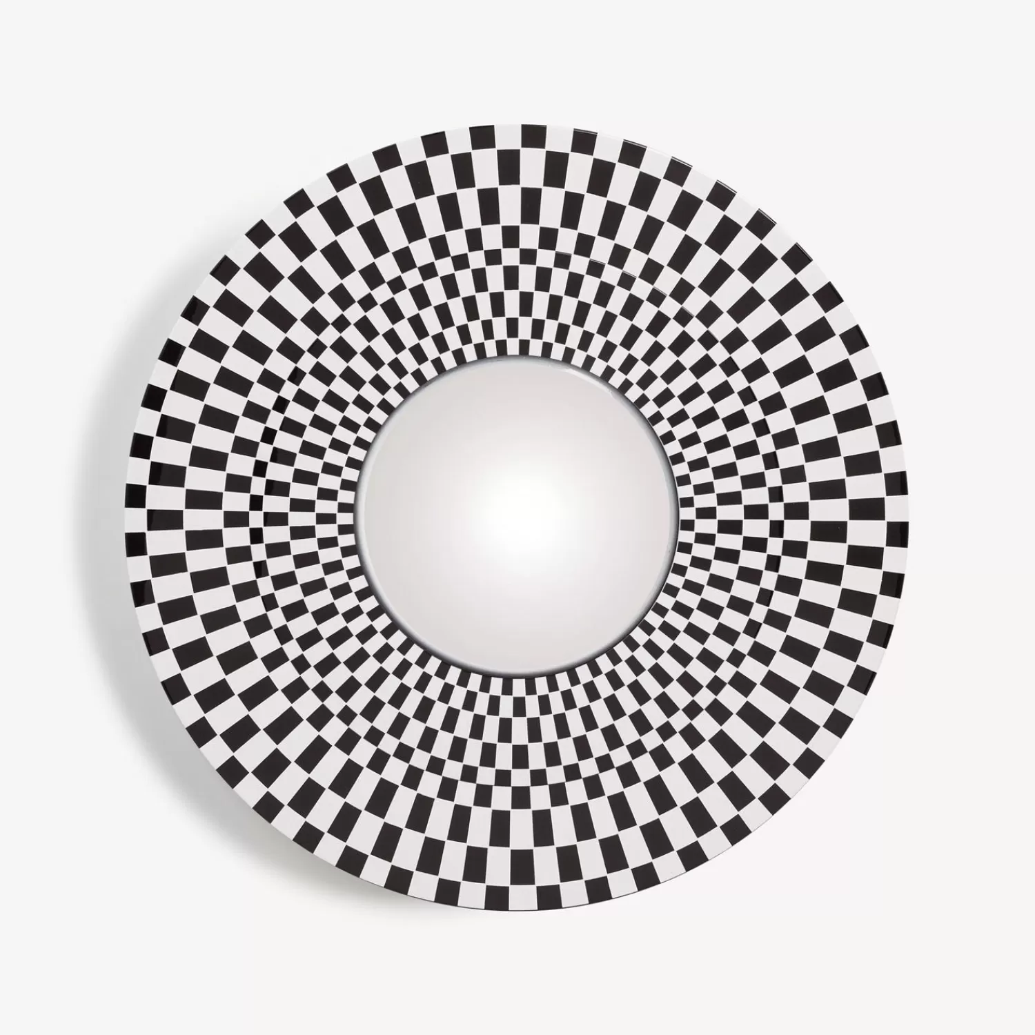 Design Mirrors<Fornasetti Frame With Convex Mirror Egocentrismo White/Black