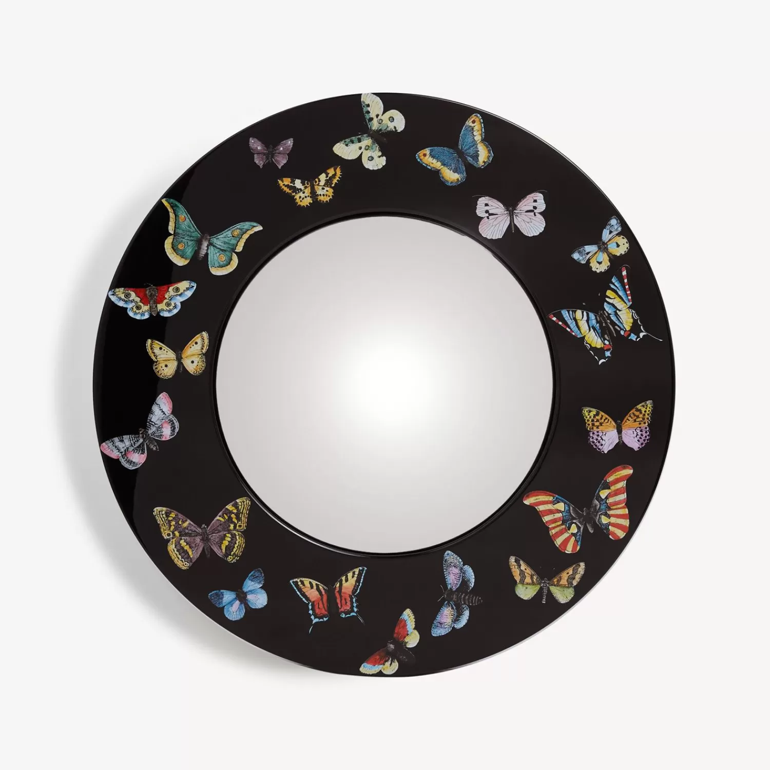 Design Mirrors<Fornasetti Frame With Convex Mirror Farfalle Multicolour