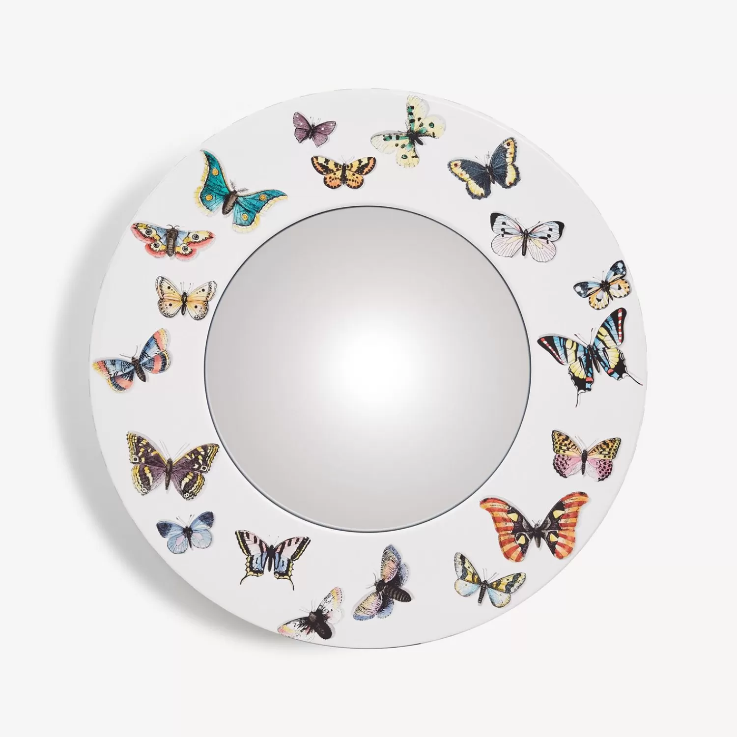 Design Mirrors<Fornasetti Frame With Convex Mirror Farfalle Multicolour