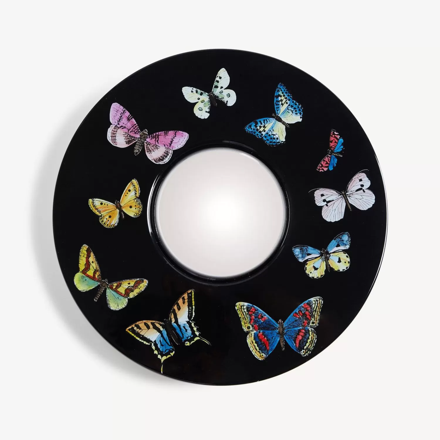 Design Mirrors<Fornasetti Frame With Convex Mirror Farfalle Multicolour