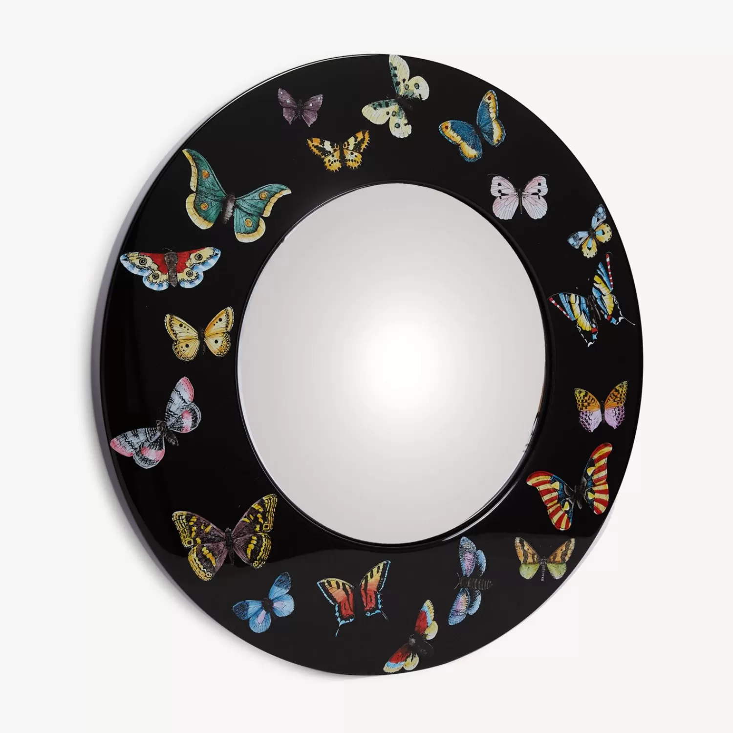 Design Mirrors<Fornasetti Frame With Convex Mirror Farfalle Multicolour