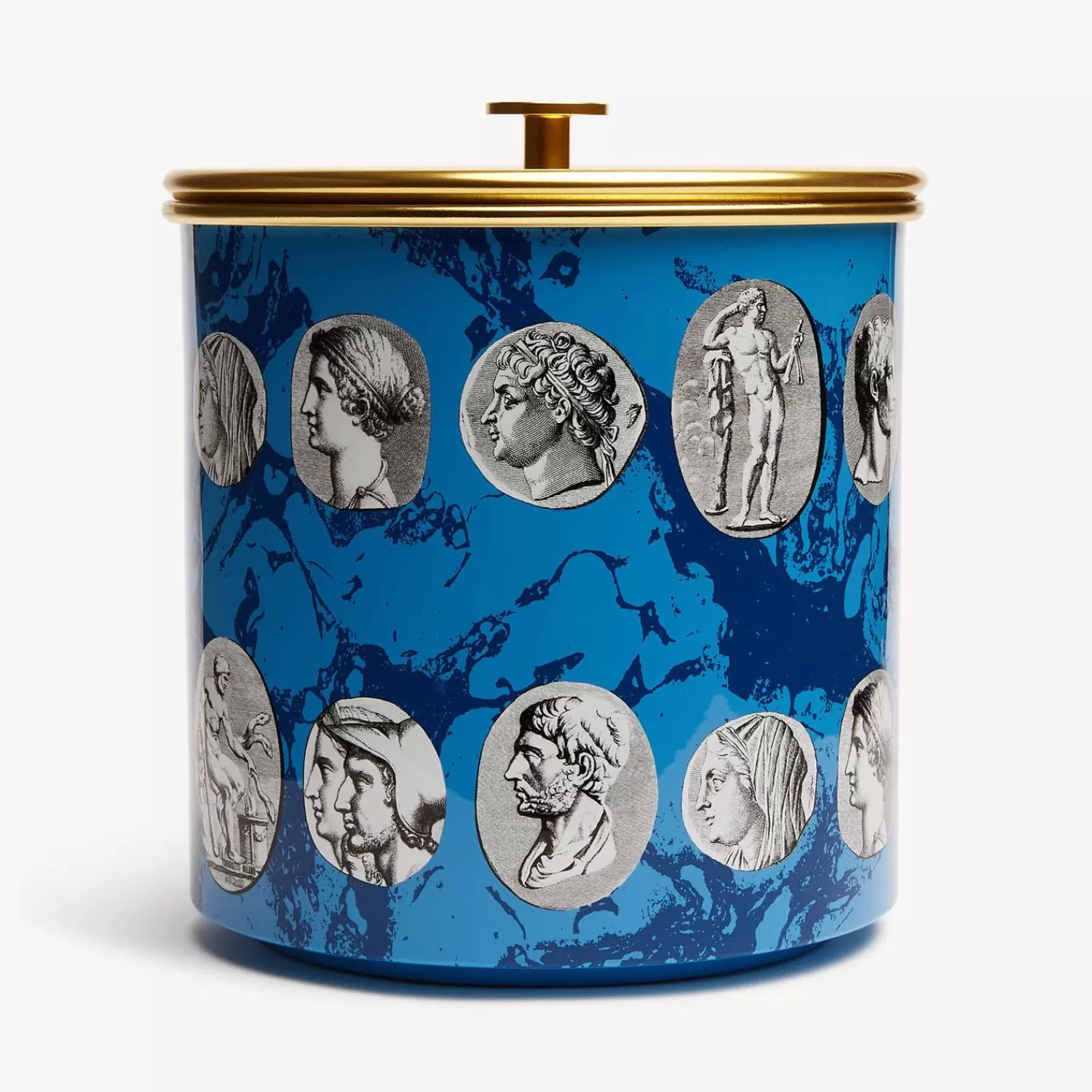 Ice Buckets<Fornasetti Ice Bucket Cammei White/Black/Light Blue