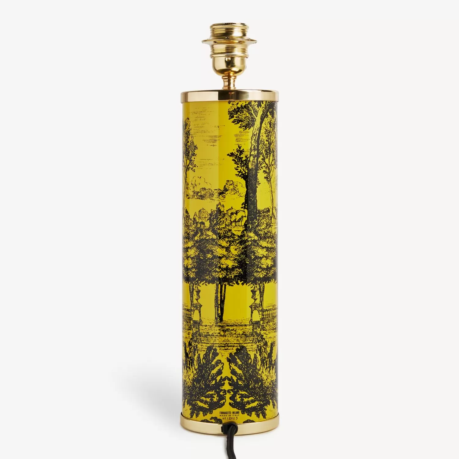 Lamps And Lampshades<Fornasetti Lamp Giardino Settecentesco Black/Yellow