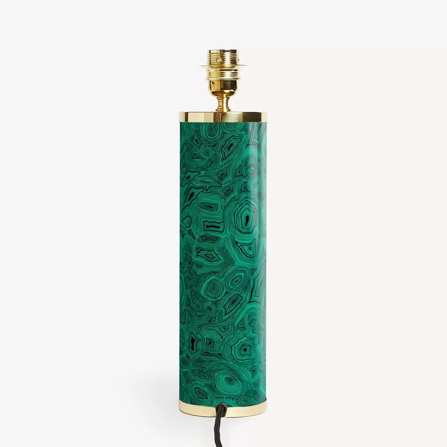 Lamps And Lampshades<Fornasetti Lamp Serratura Su Malachite Green/White/Black