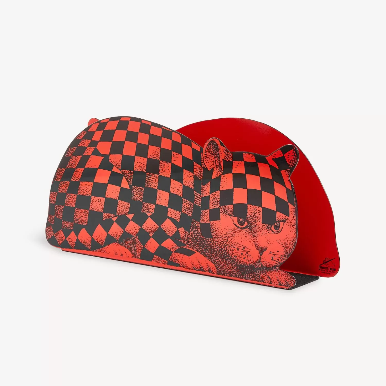Magazine Racks<Fornasetti Magazine Rack High Fidelity Red/Black