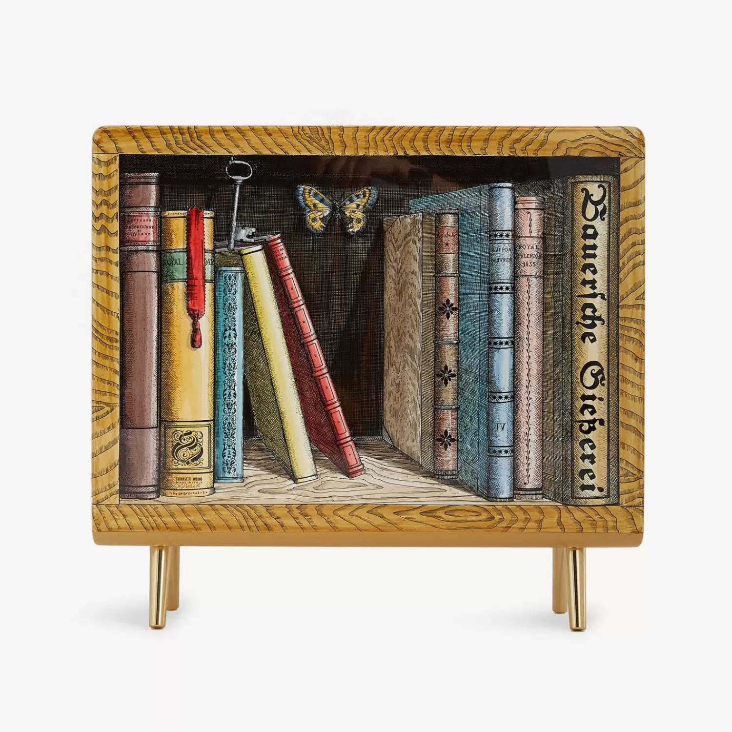 Magazine Racks<Fornasetti Magazine Rack Libri Multicolour
