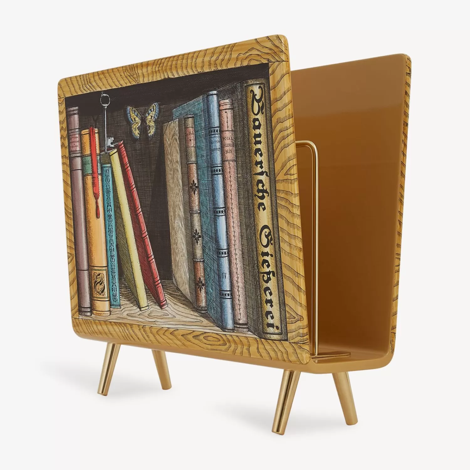 Magazine Racks<Fornasetti Magazine Rack Libri Multicolour