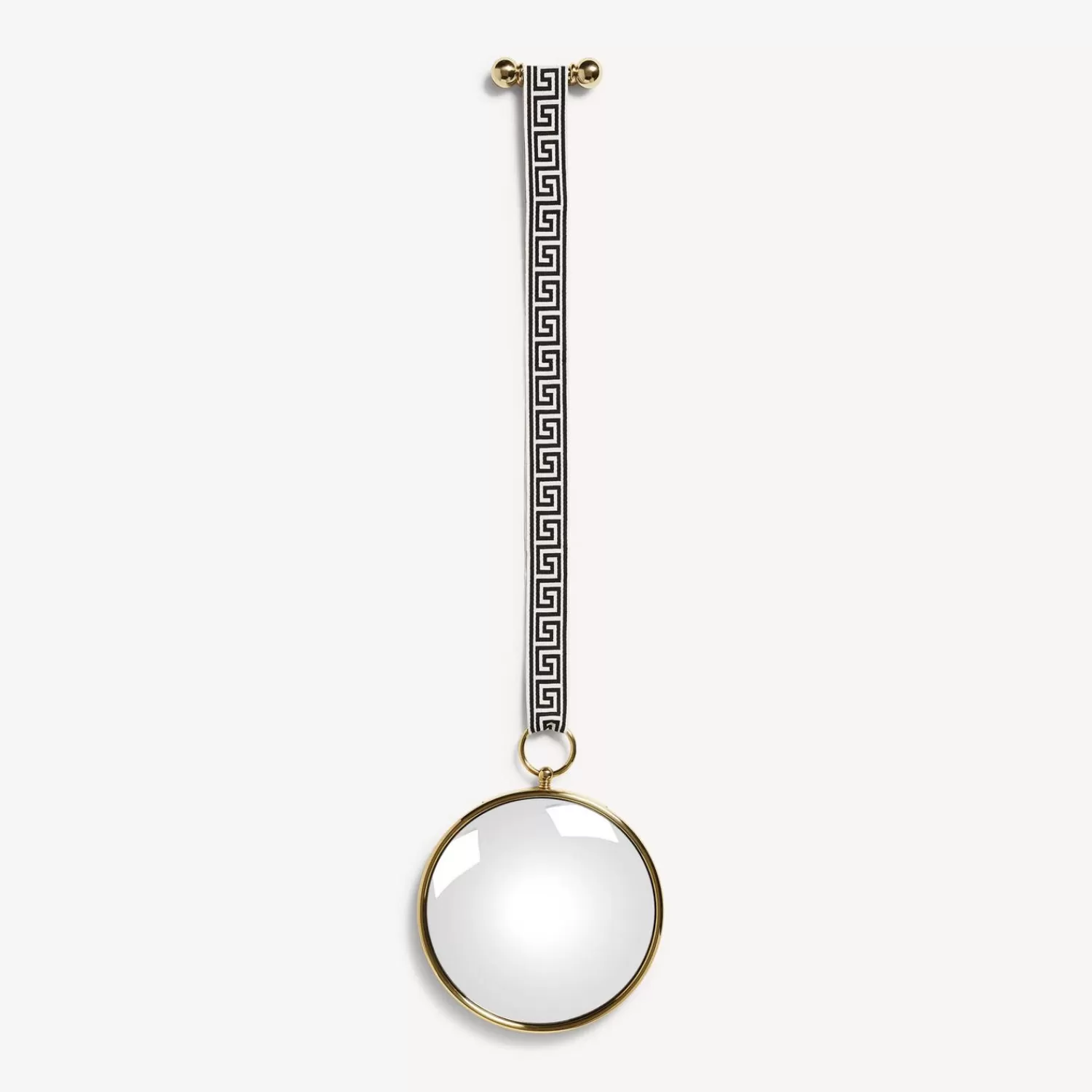 Design Mirrors<Fornasetti Magic Convex Mirror With Ribbon Brass/White/Black