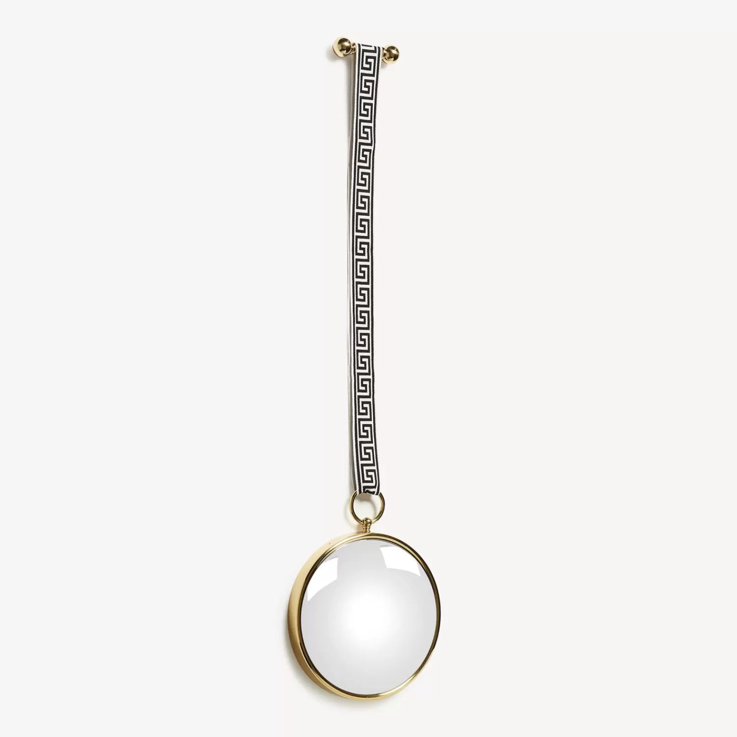 Design Mirrors<Fornasetti Magic Convex Mirror With Ribbon Brass/White/Black