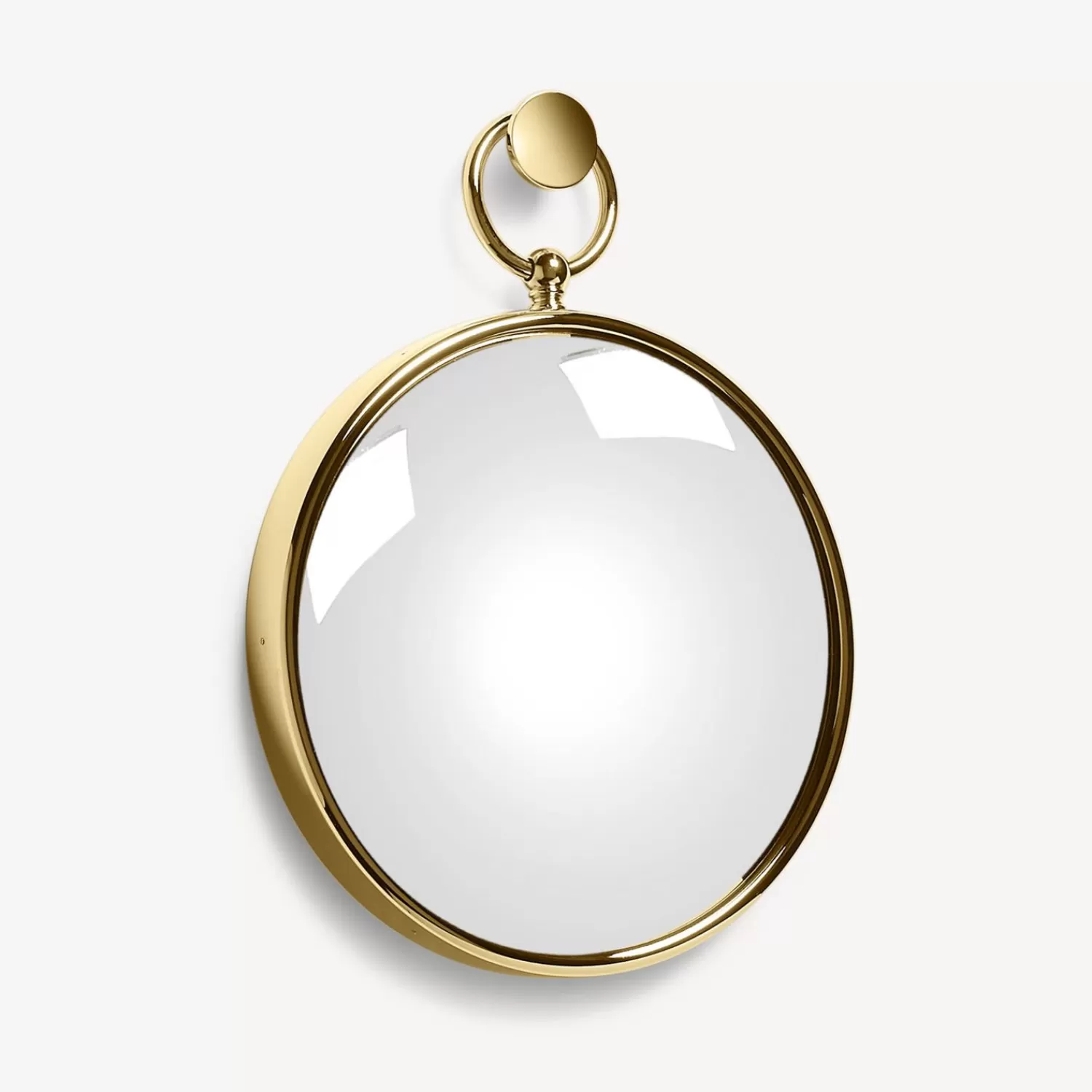 Design Mirrors<Fornasetti Magic Convex Mirror With Ring Brass
