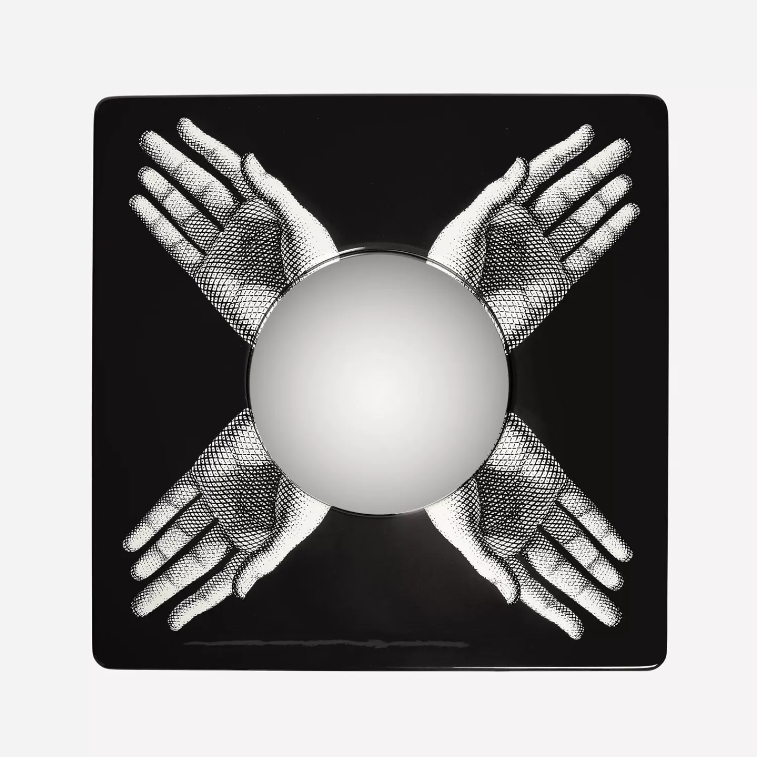 Tables<Fornasetti Magic Table Mani White/Black