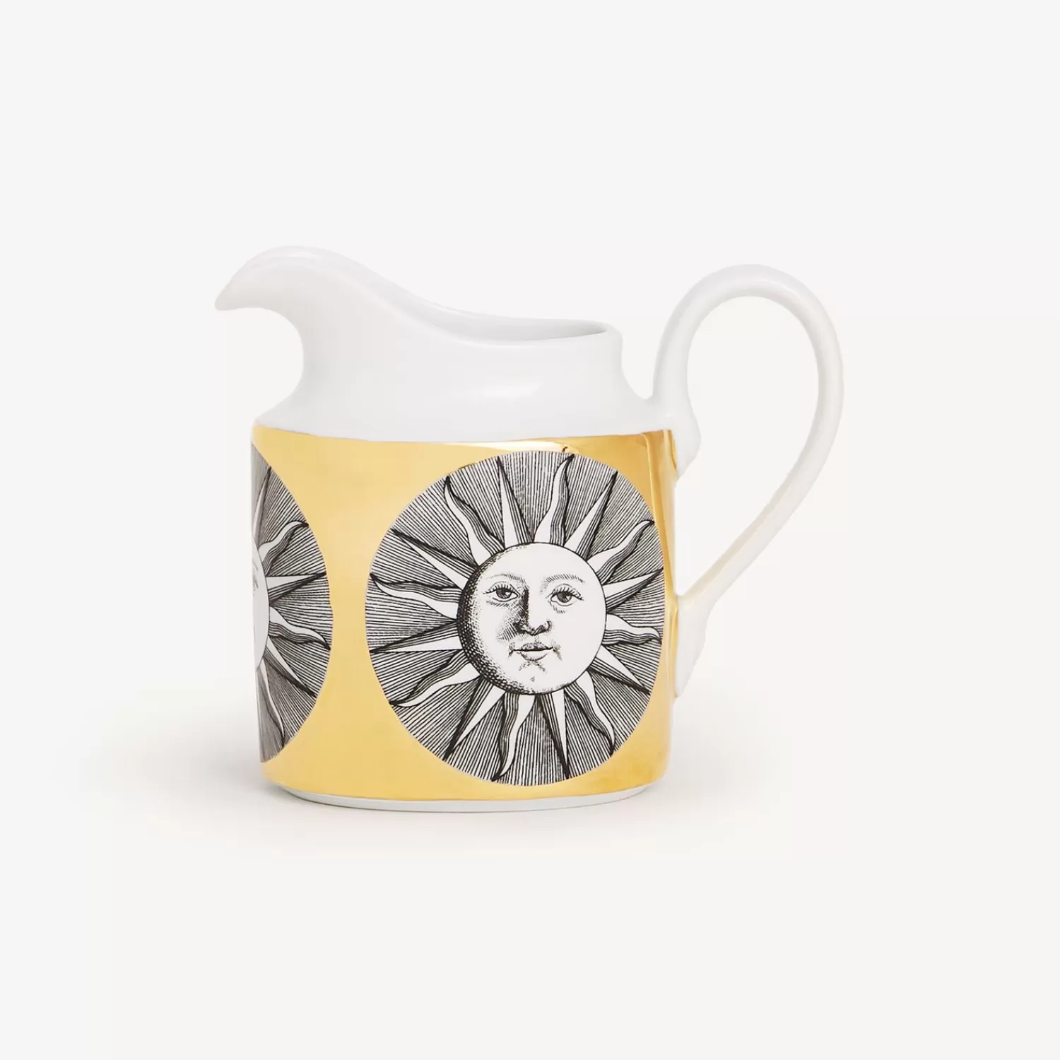 Tea And Coffee Sets<Fornasetti Milk Jug Soli White/Black