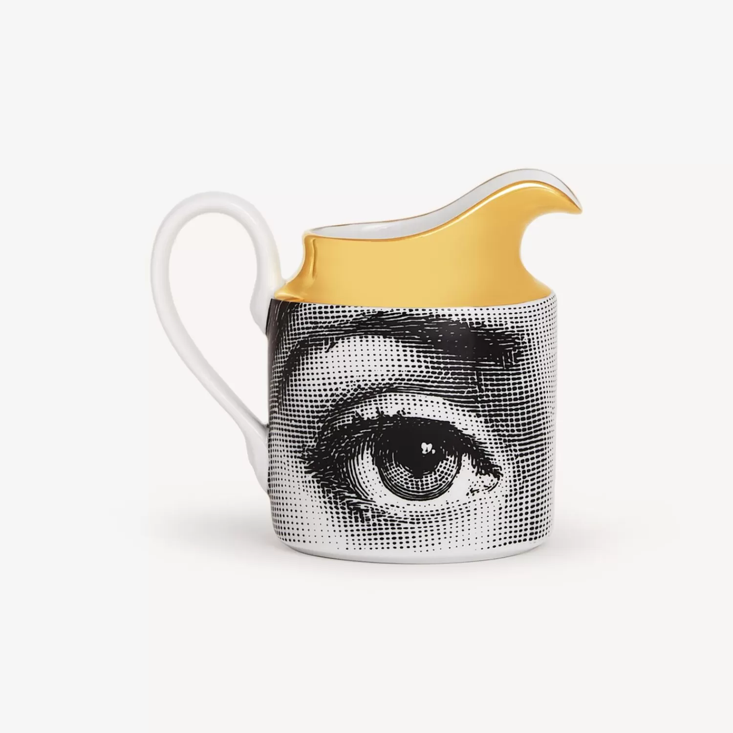 Tea And Coffee Sets<Fornasetti Milk Jug Tema E Variazioni White/Black/Gold
