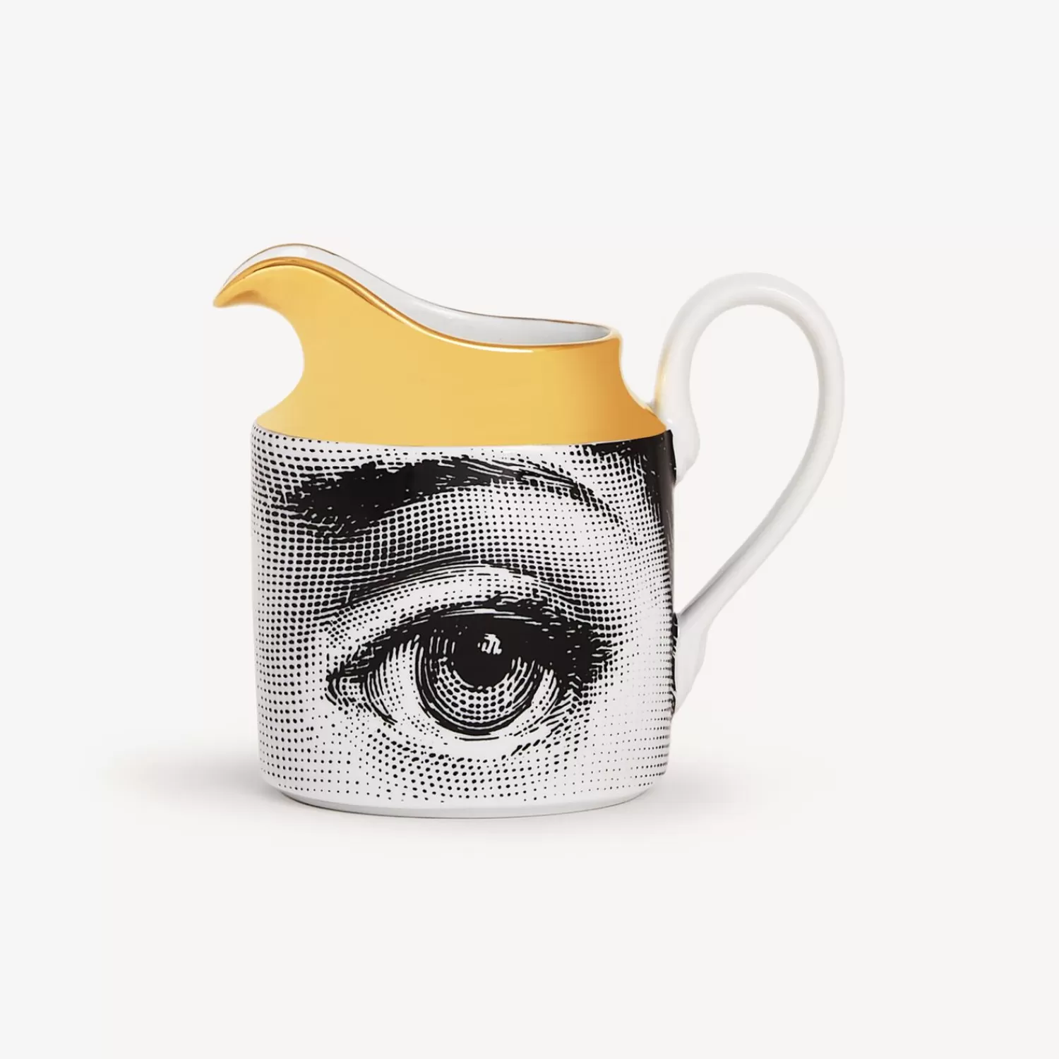 Tea And Coffee Sets<Fornasetti Milk Jug Tema E Variazioni White/Black/Gold