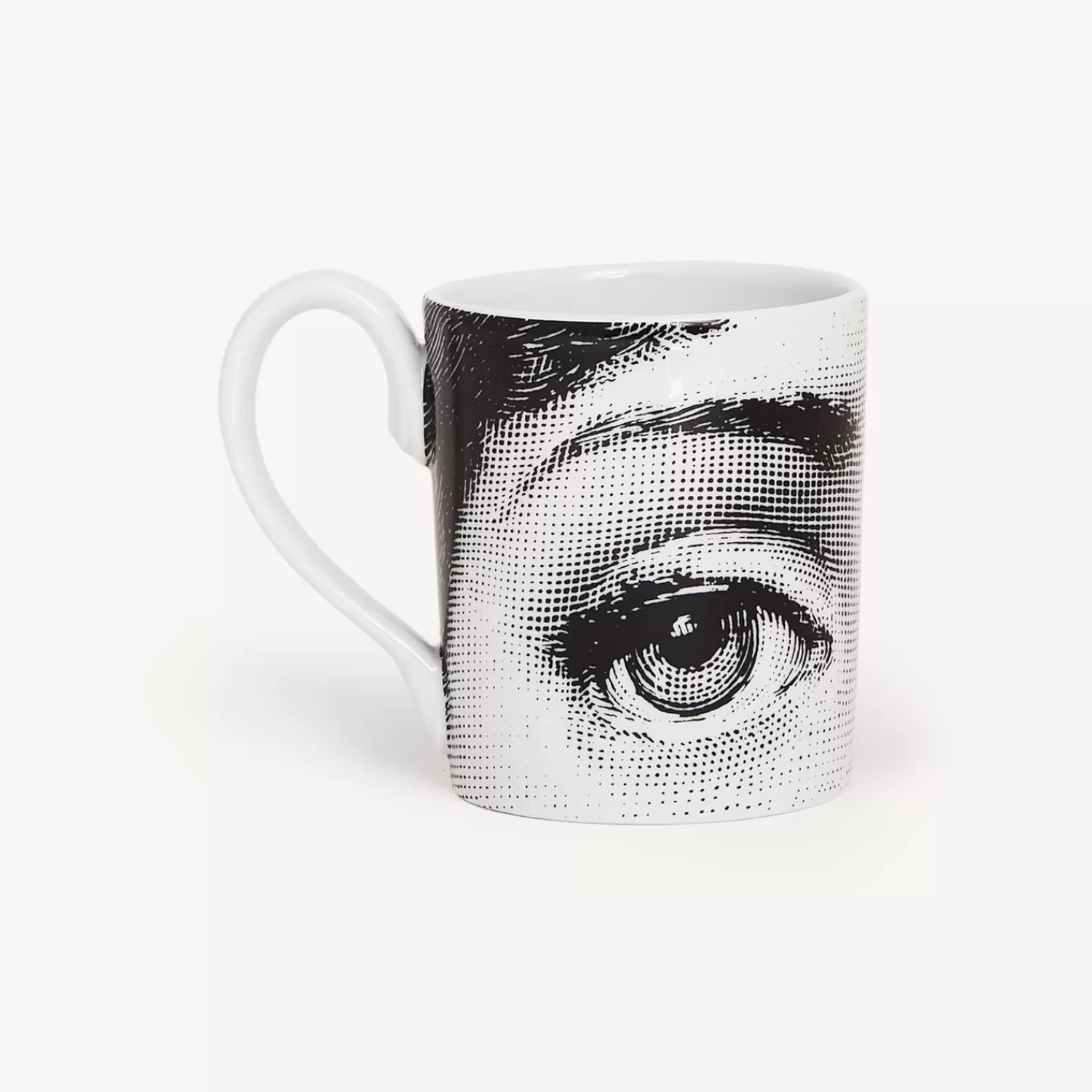 Tea And Coffee Sets<Fornasetti Mug Occhi White/Black