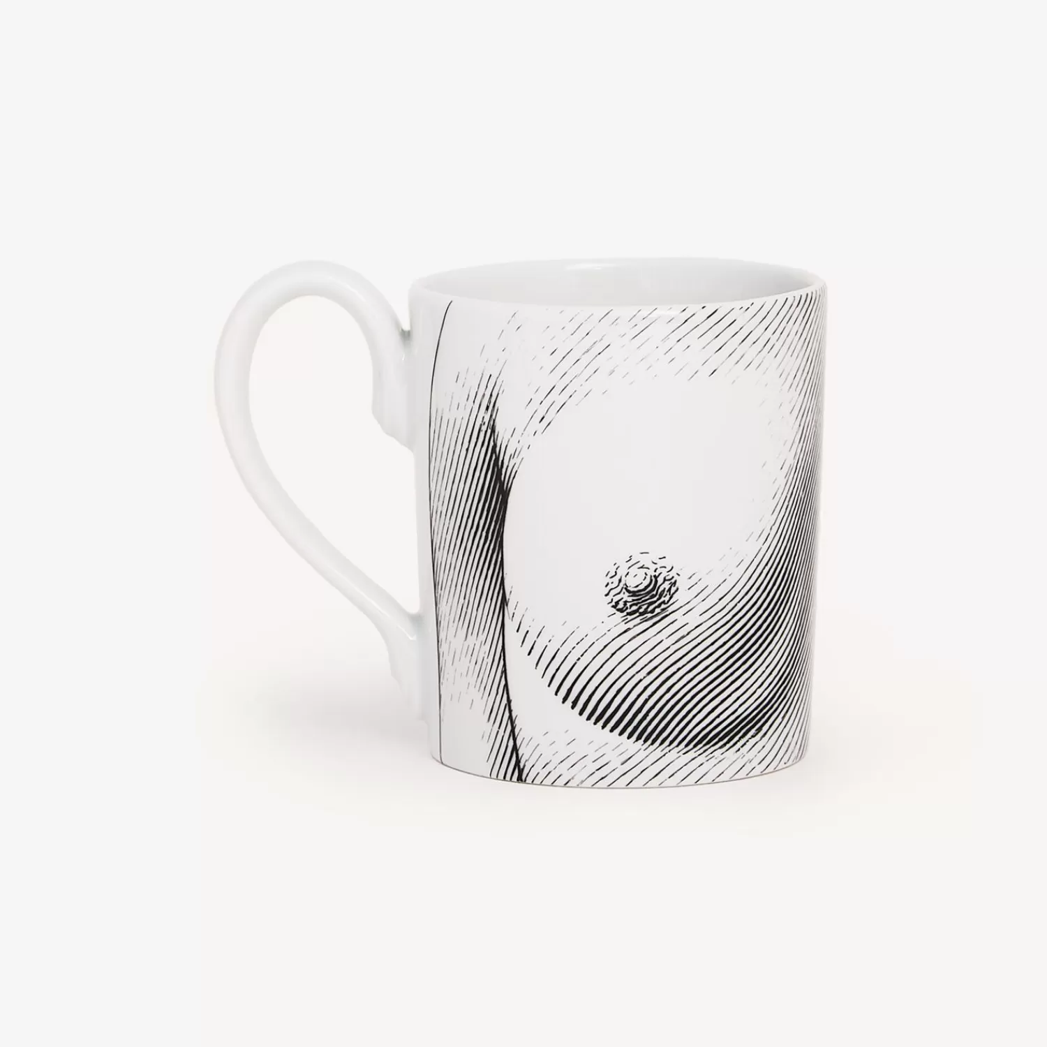 Tea And Coffee Sets<Fornasetti Mug Seno White/Black